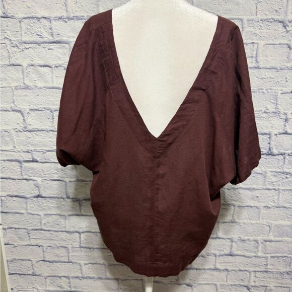 Free people memory of love linen top - Picture 6 of 15